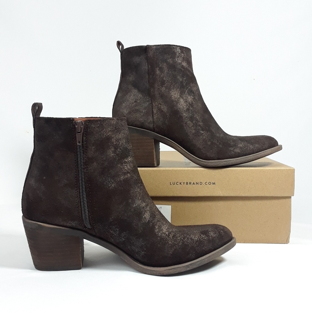 Lucky Brand Natania Bootie, Bracken Aurora Size 8M